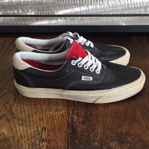 Vans Off The Wall Leather Men’s Size 8 - Picture 4 of 8
